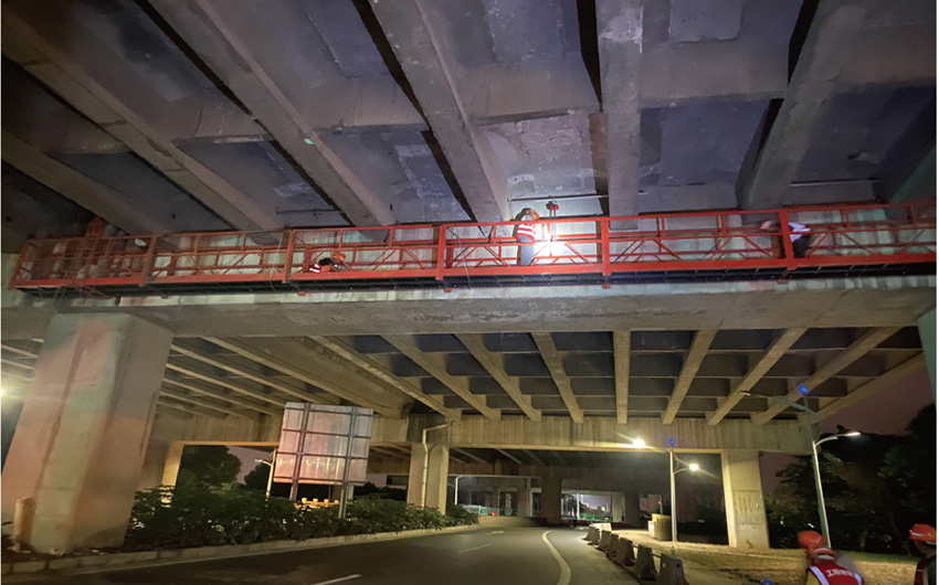 上海G1501高速公路橋大修工程橋梁頂升工程